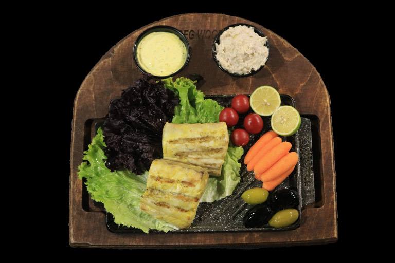 استیک شیر ماهی گریل
