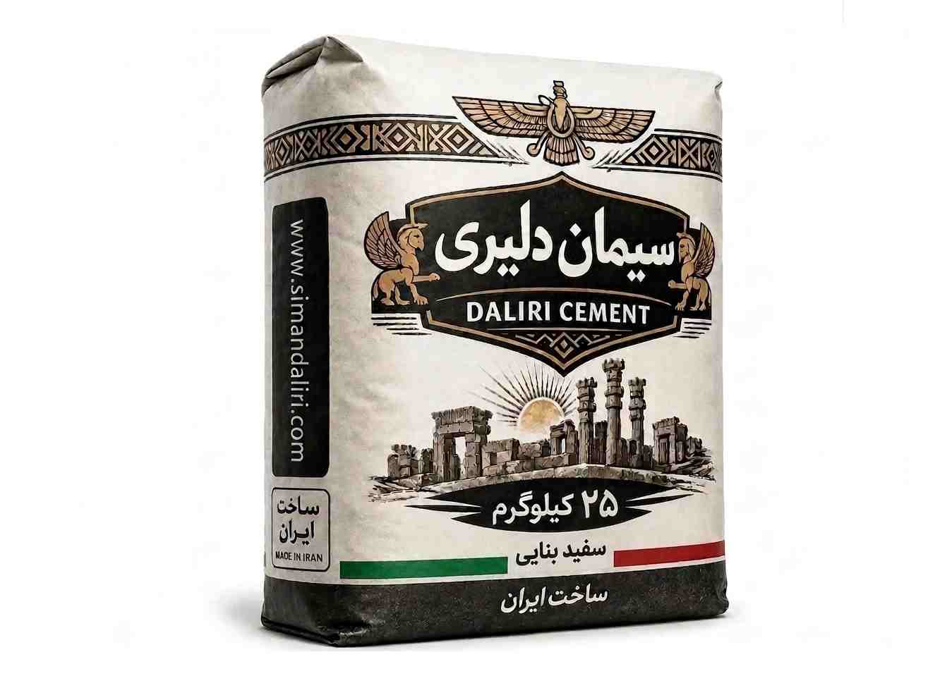 پاکت سفید25کیلویی بنایی ساوه