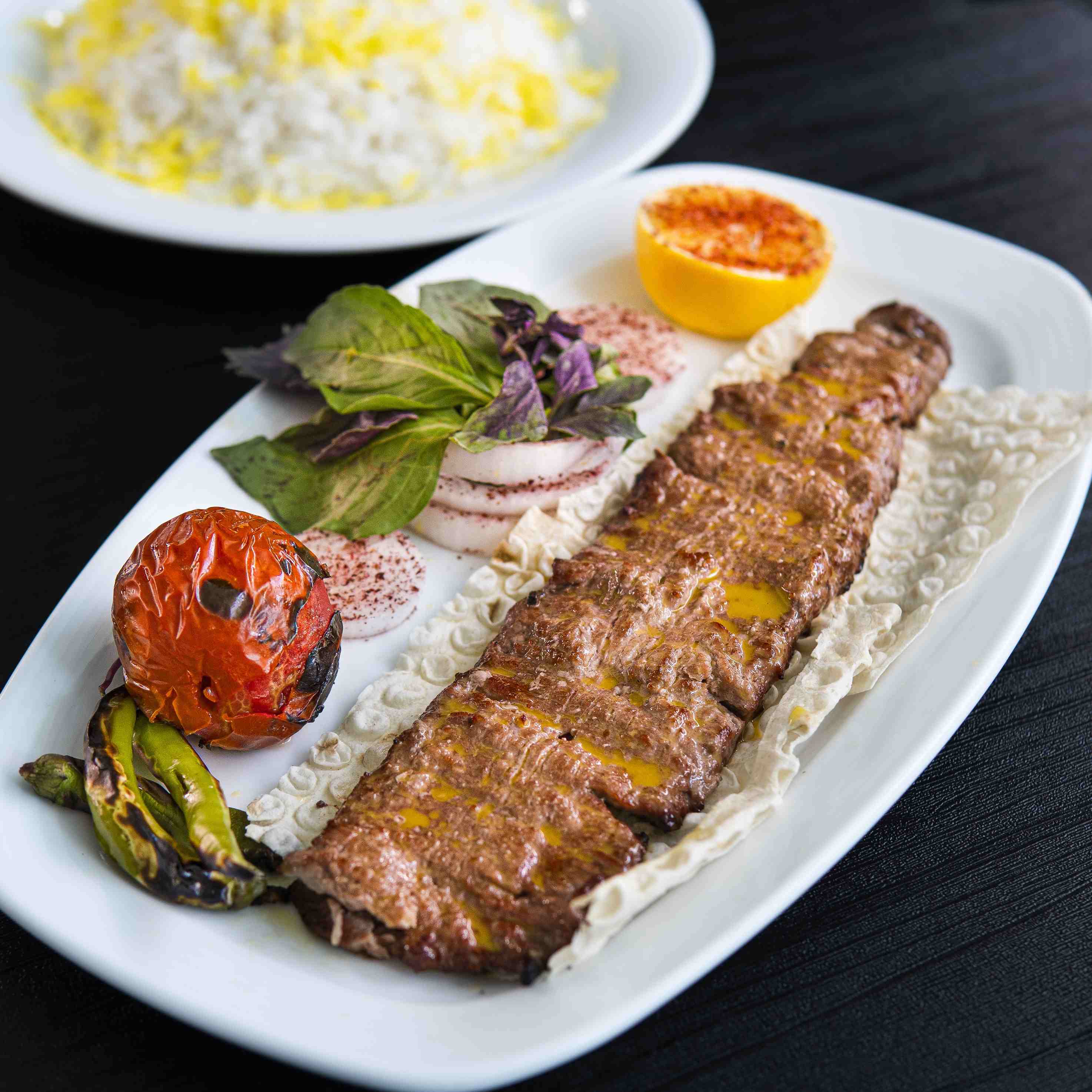 چلوکباب برگ