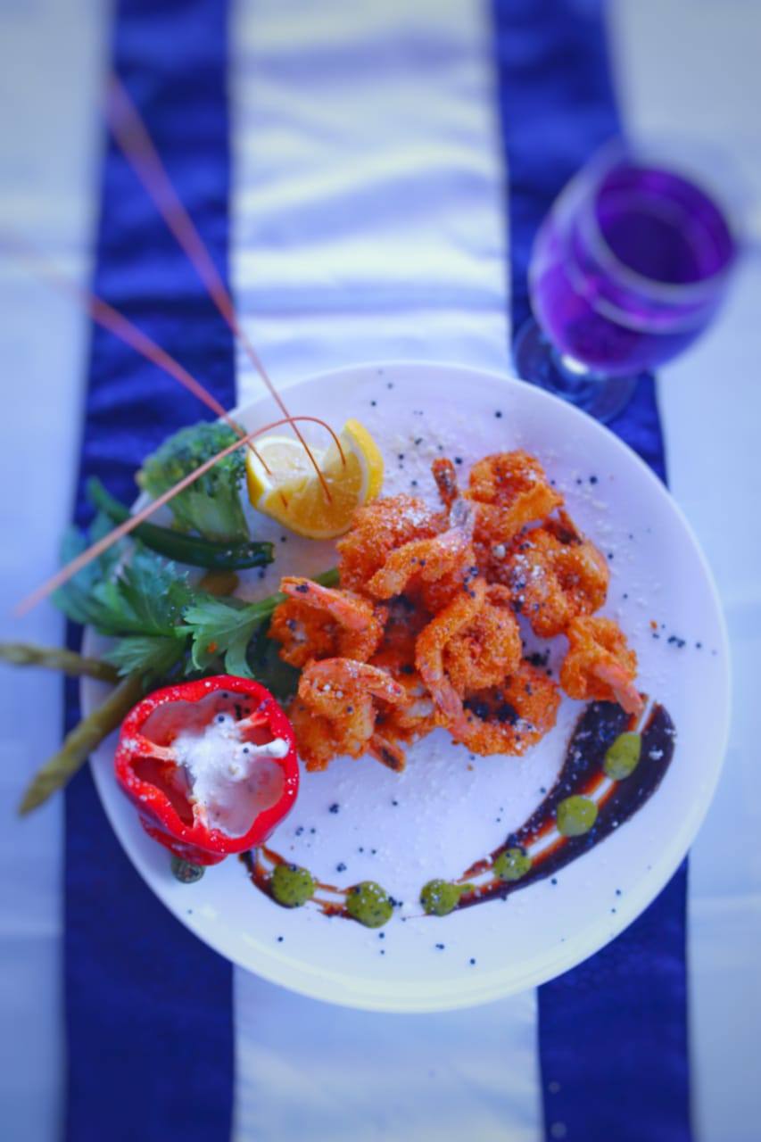 میگو سوخاری  fried shrimp