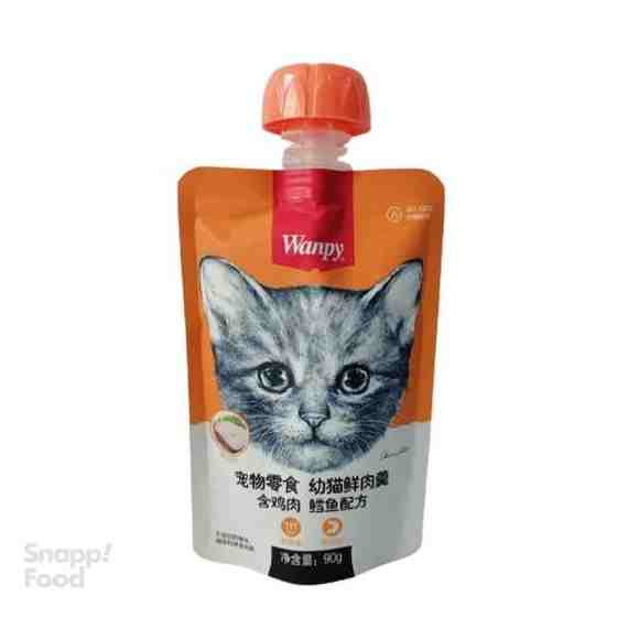  پودینگ بچه گربه ونپی طعم ماهی کاد و مرغ 90 گرم