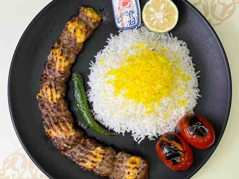 چلو لقمه نگین دار