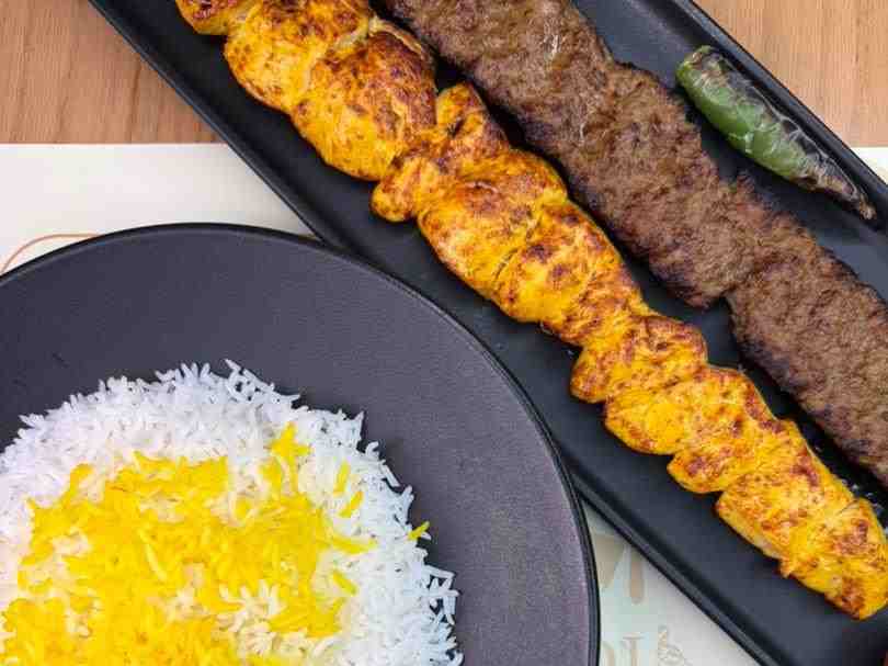 چلو کباب وزیری