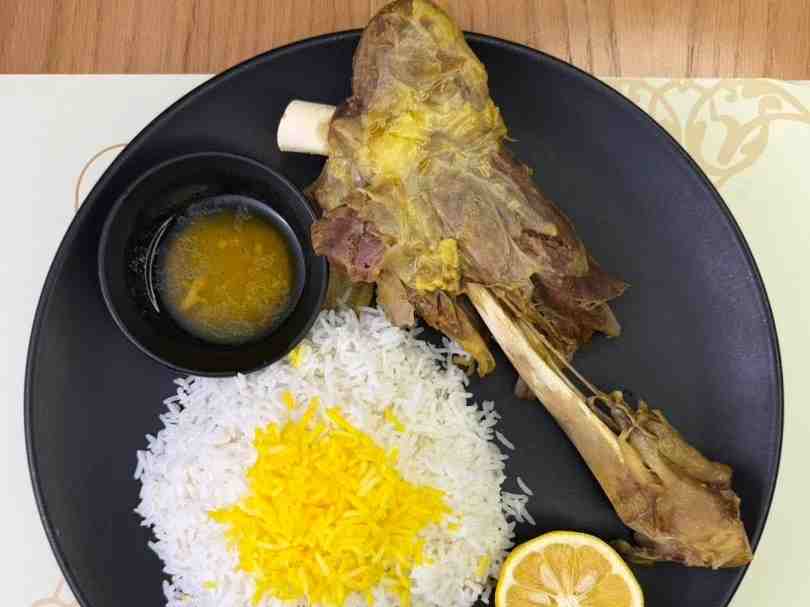 چلو ماهیچه گوسفندی