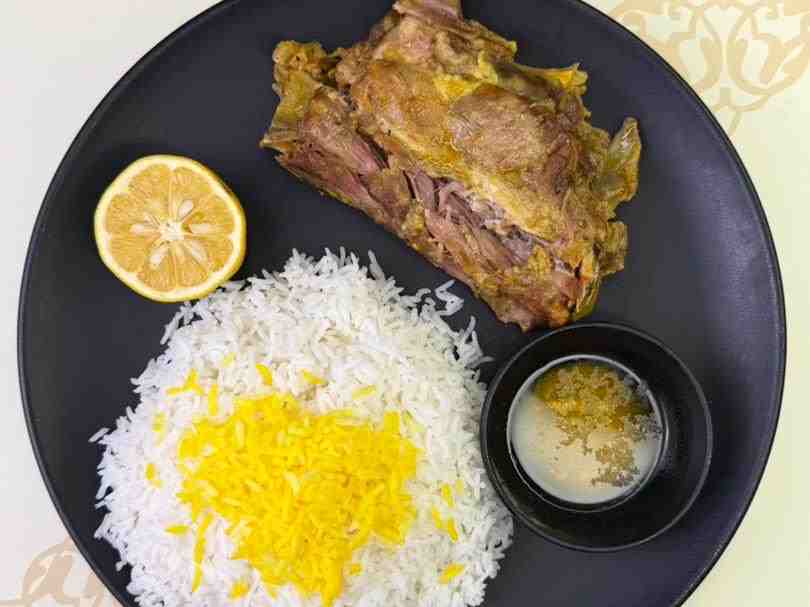 چلو گردن گوسفندی