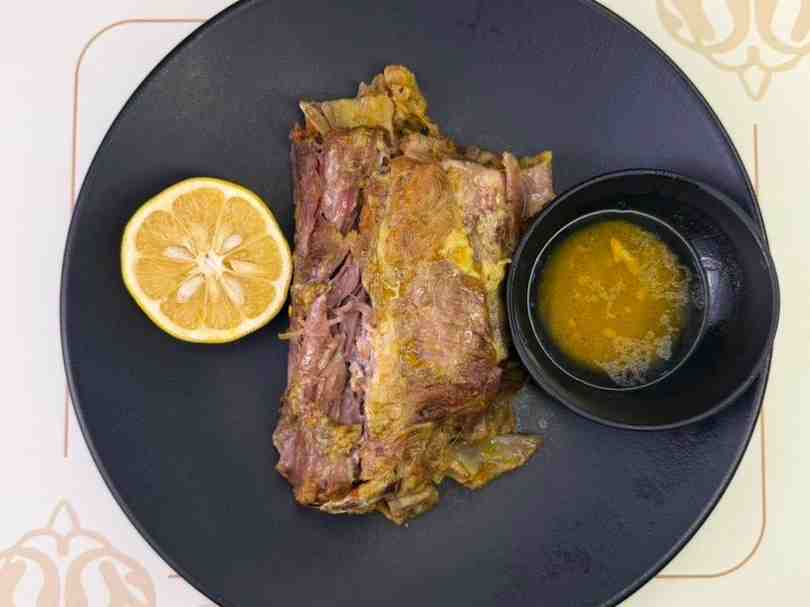 خوراک گردن گوسفندی