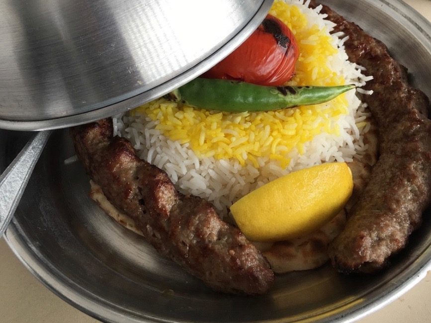 چلو کوبیده ۲سیخ 130 گرمی