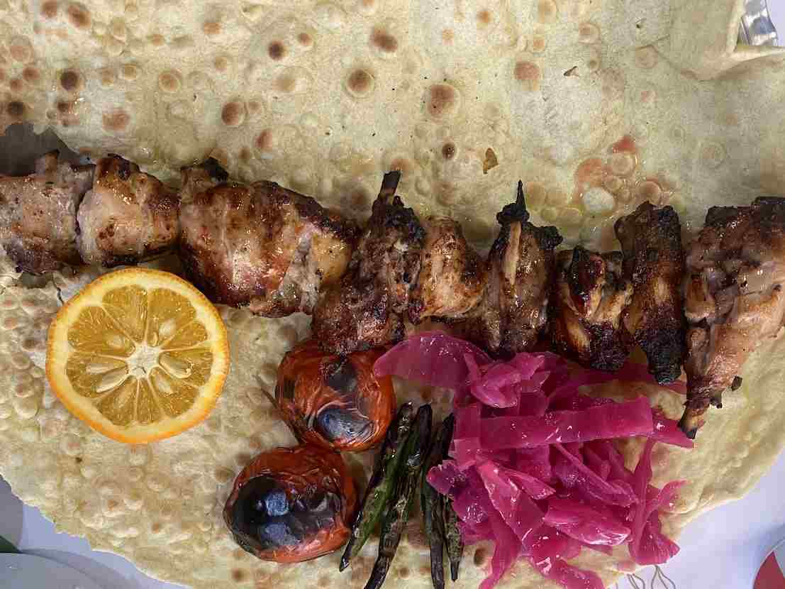 جوجه کباب با استخوان 500 گرم