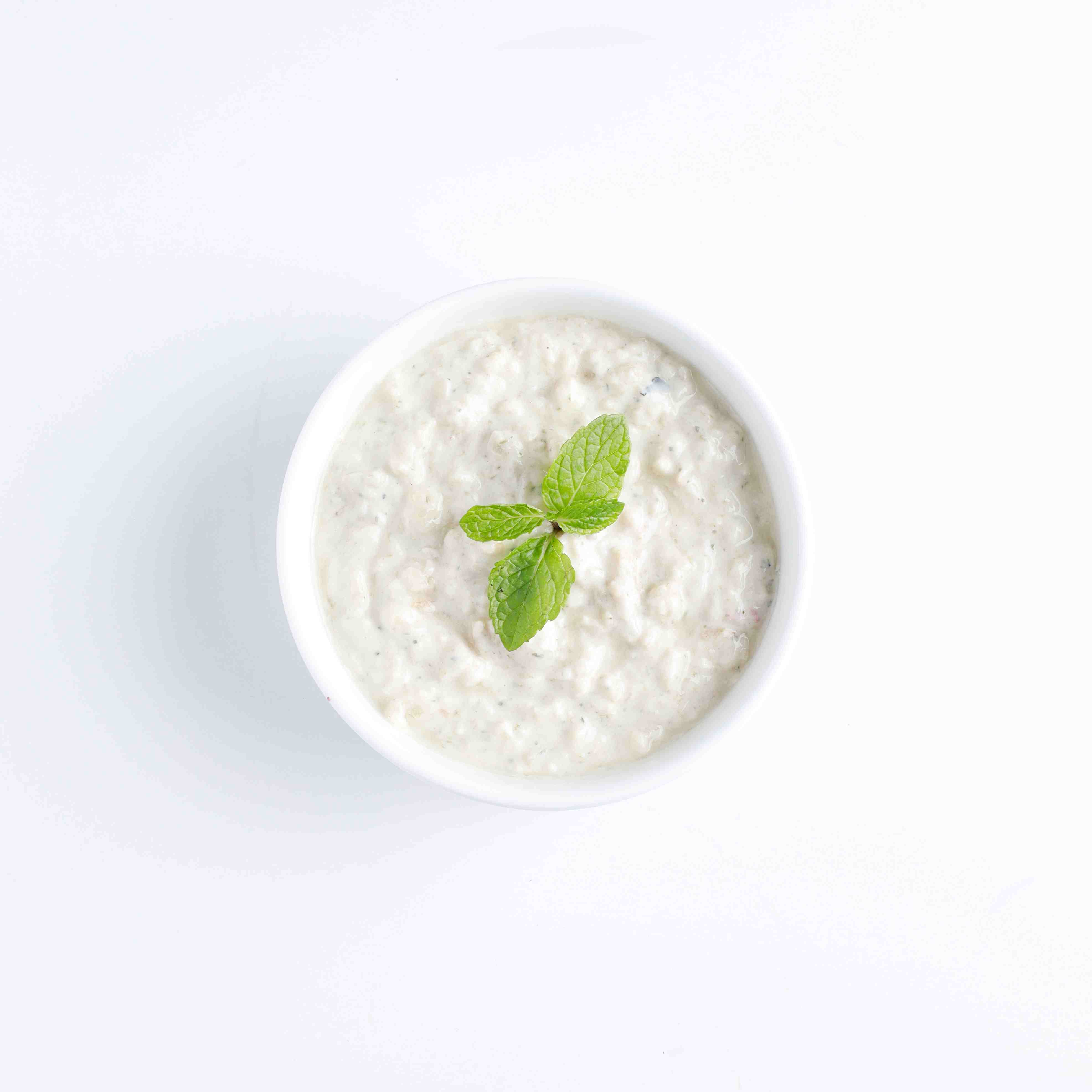 ماست بورانی با بادمجان دودی