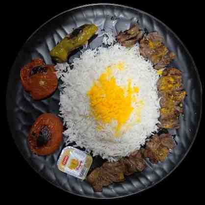 chenje kebab  +Rice