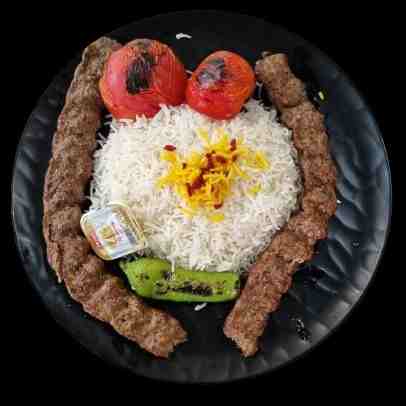 kubide kebab +Rice