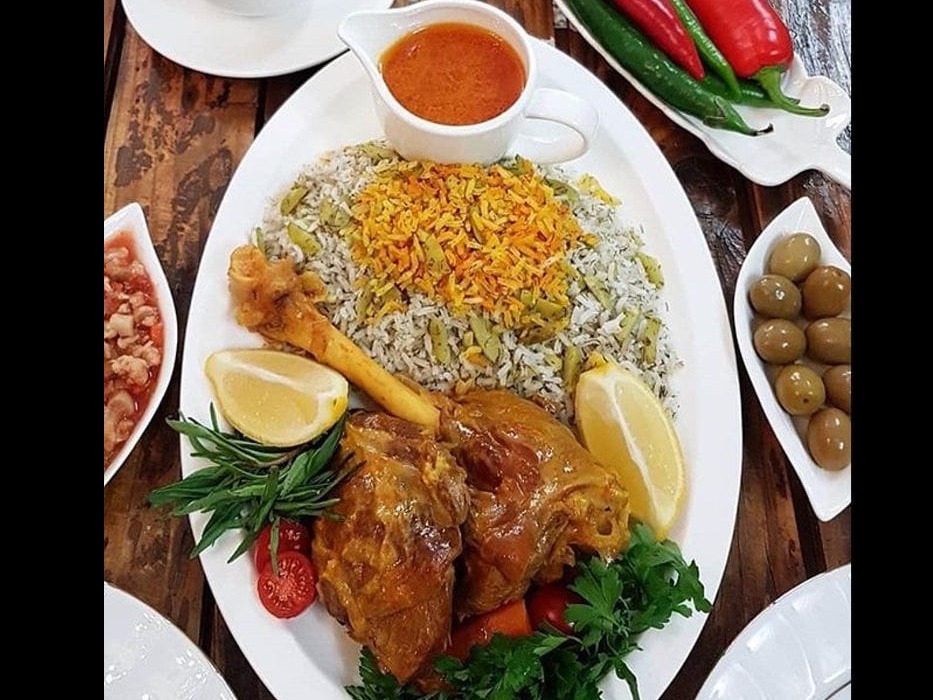 باقالی پلو با ماهیچه (400 گرم)