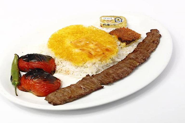 چلو کباب برگ مخصوص