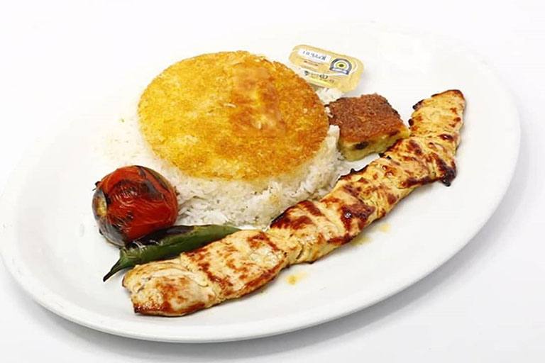 چلو جوجه کباب مخصوص (230 گرمی)