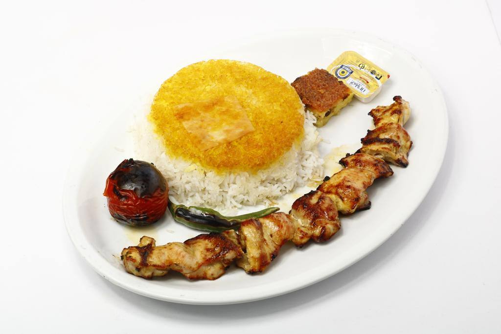 چلو جوجه کباب ران