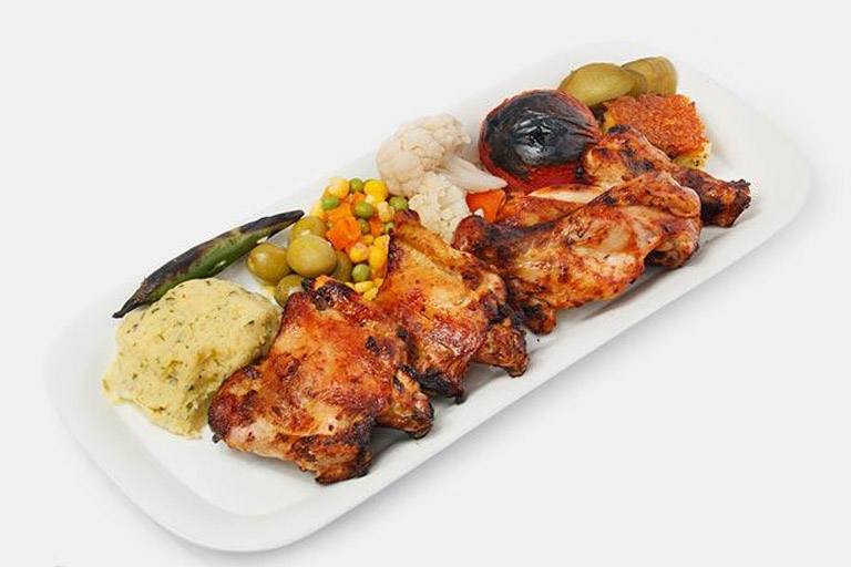 خوراک جوجه کباب با استخوان