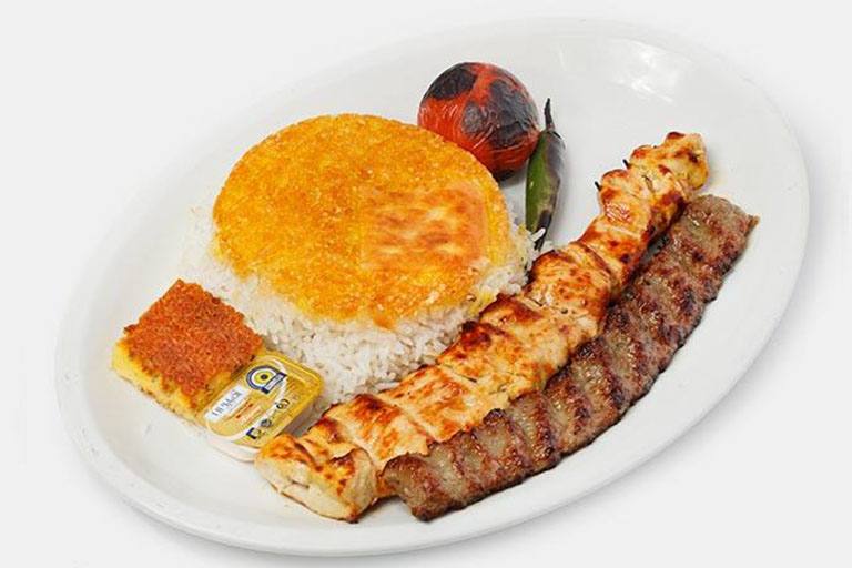 چلو کباب وزیری