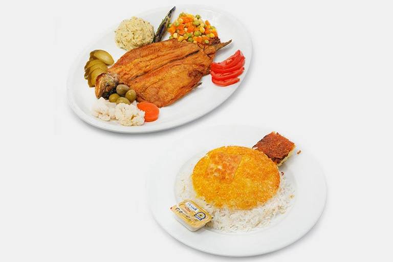 چلو ماهی قزل آلا