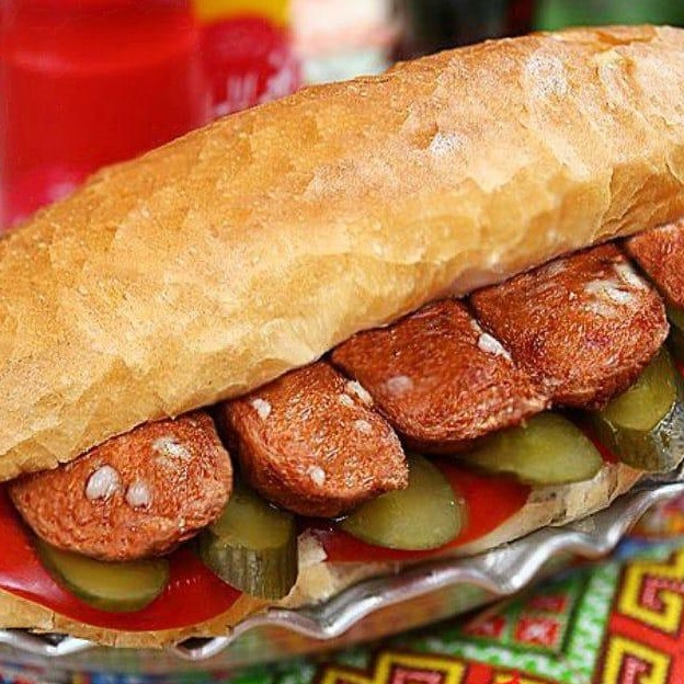 mit Rindskäsewurst