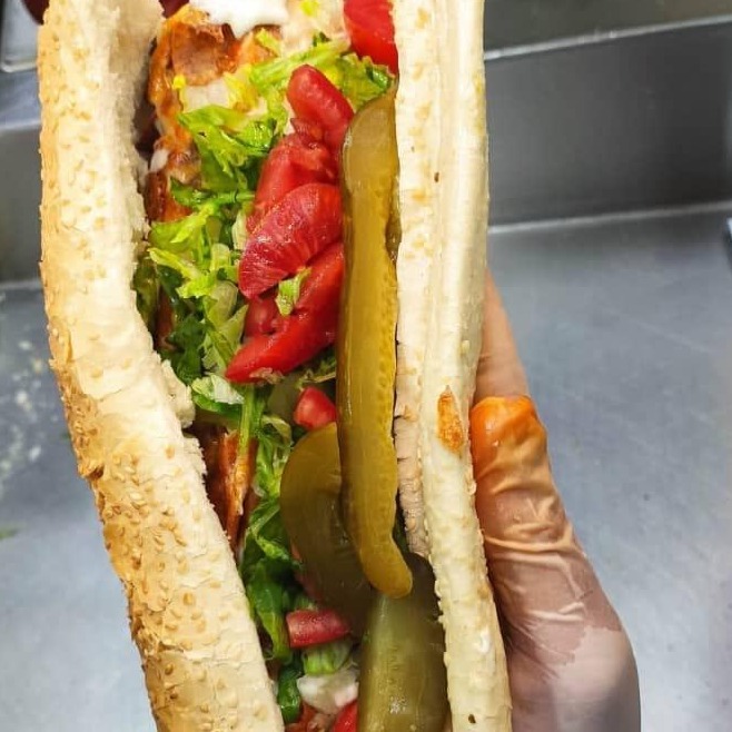 mit Rindsräucherwurst
