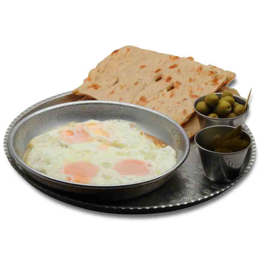 نیمرو ( 3 عدد تخم مرغ )