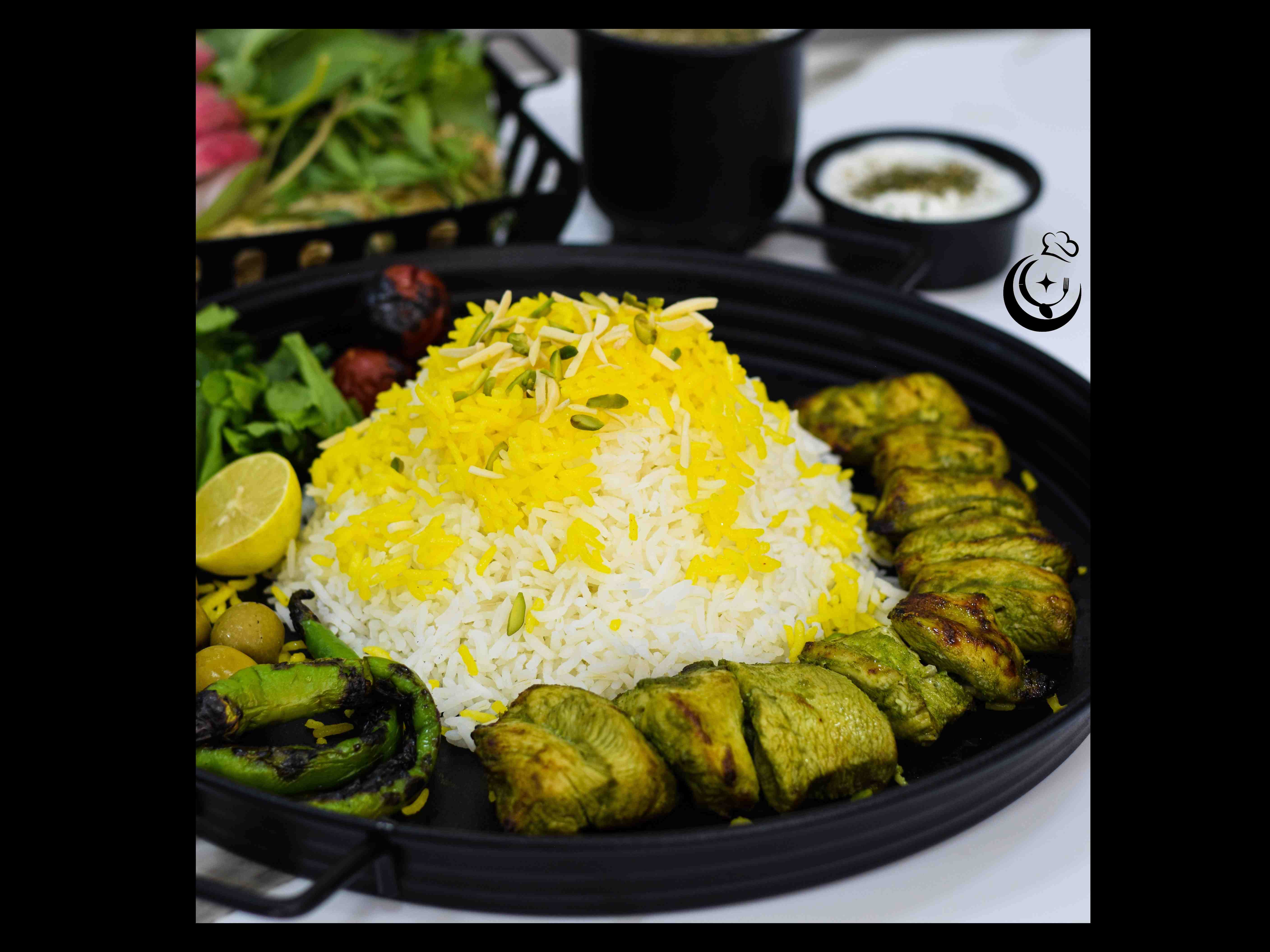 چلو جوجه کباب گرین لایف