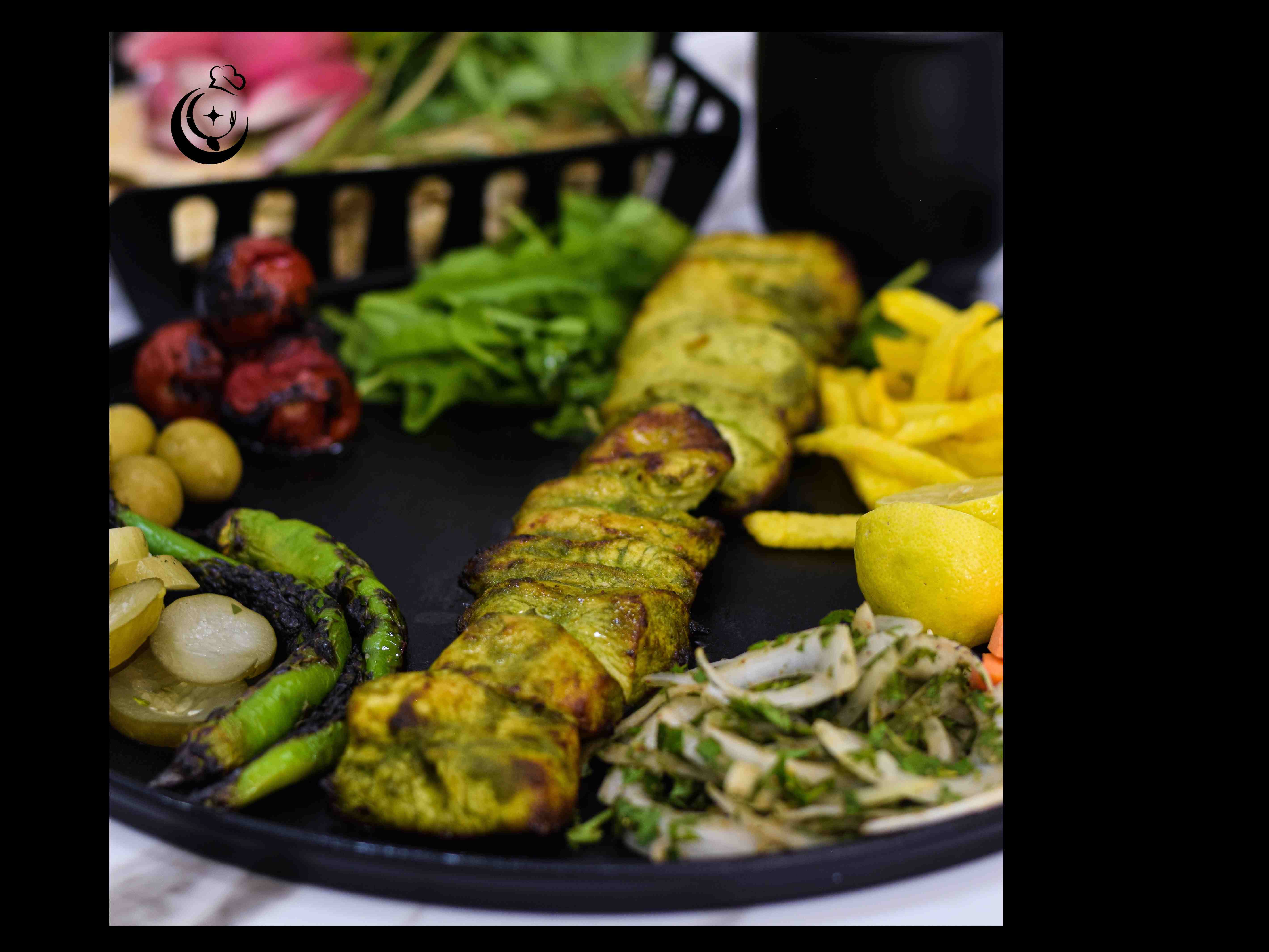 جوجه کباب گرین لایف با دورچین