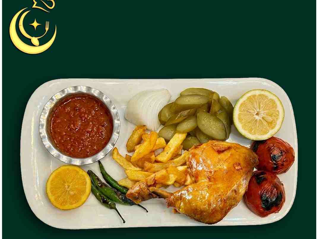 خوراک مرغ سرخ شده