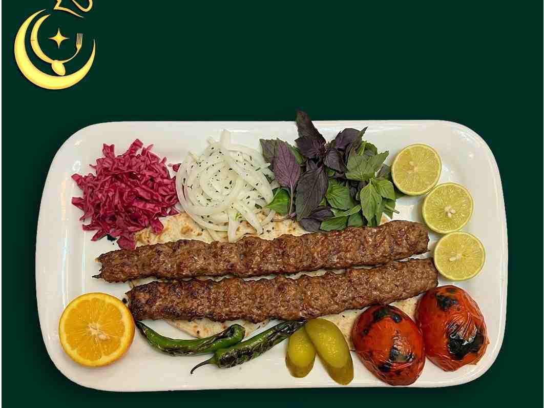 خوراک کوبیده دو سیخ