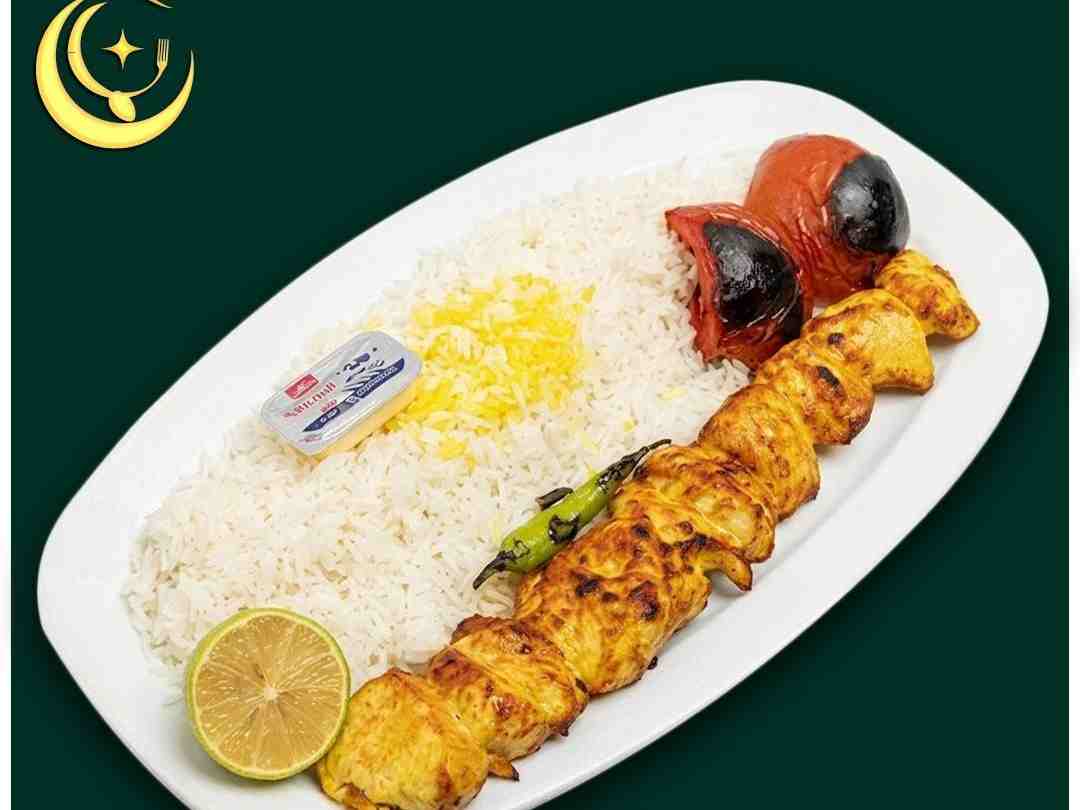 چلو جوجه کباب ران مخصوص