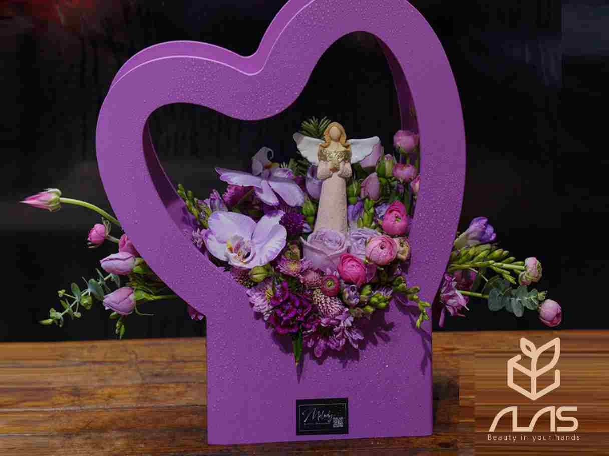 باکس قلب دسته دار،فایبر ضد آب کد D23743