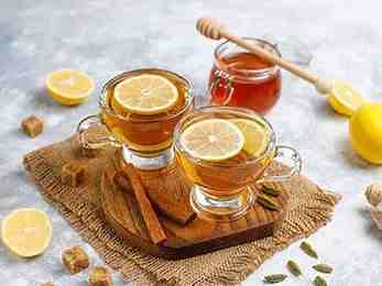چای لیمو عسل