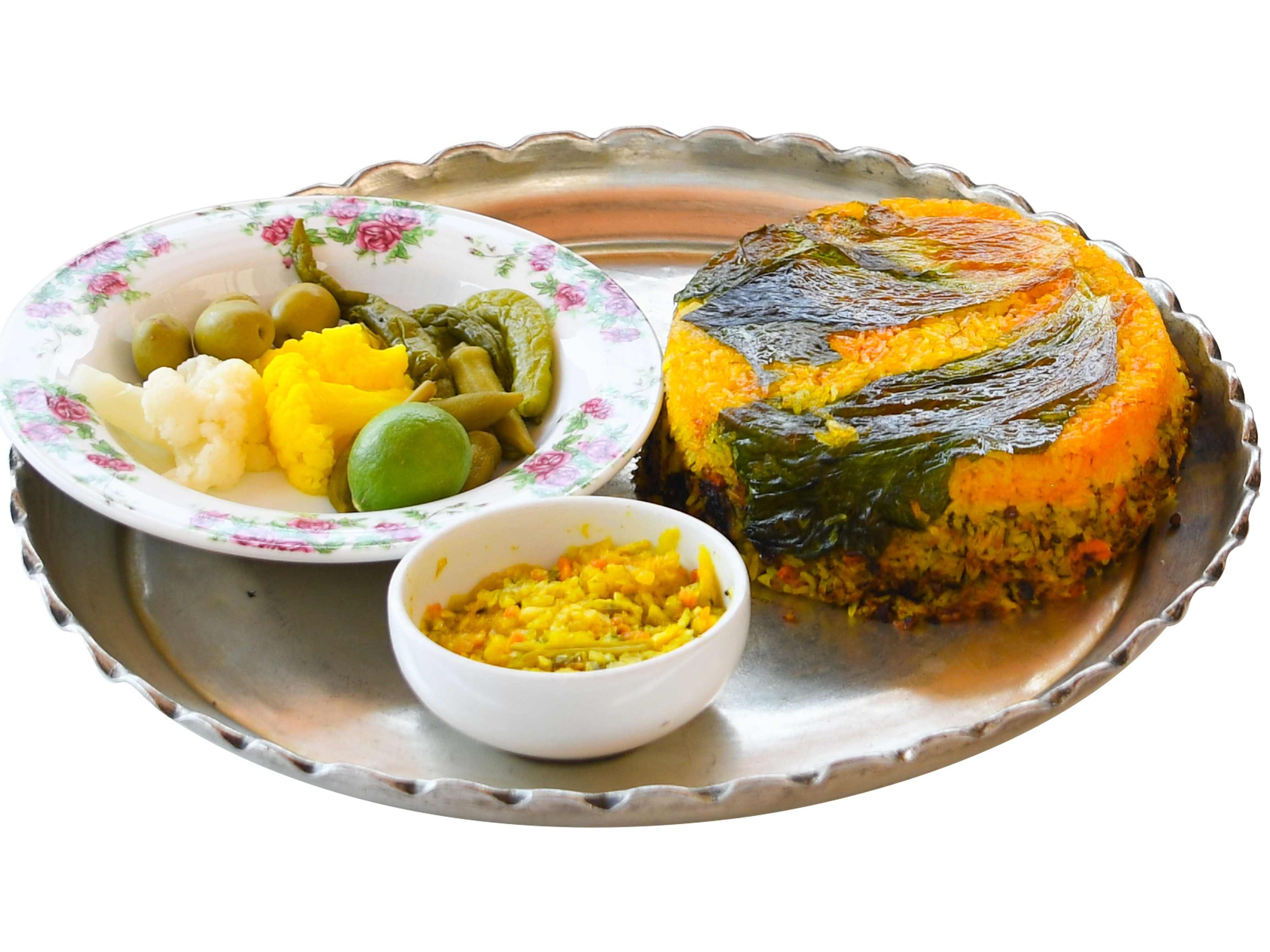 دمپخت با گوشت بره