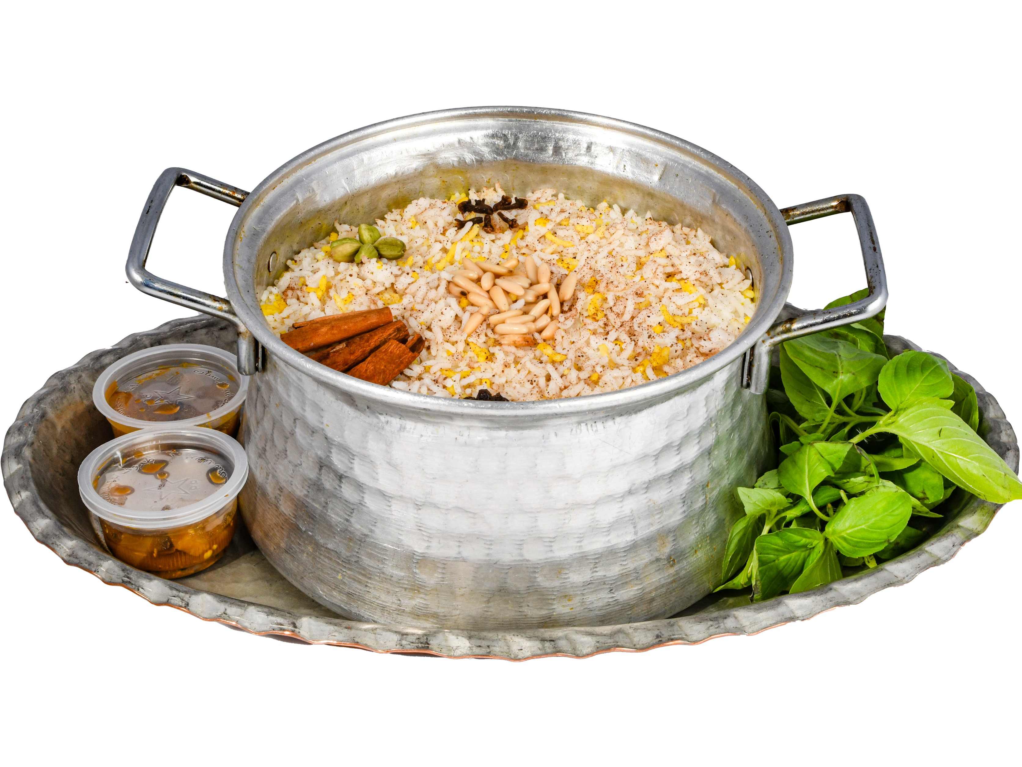چلو دمي با مرغ 3 نفره