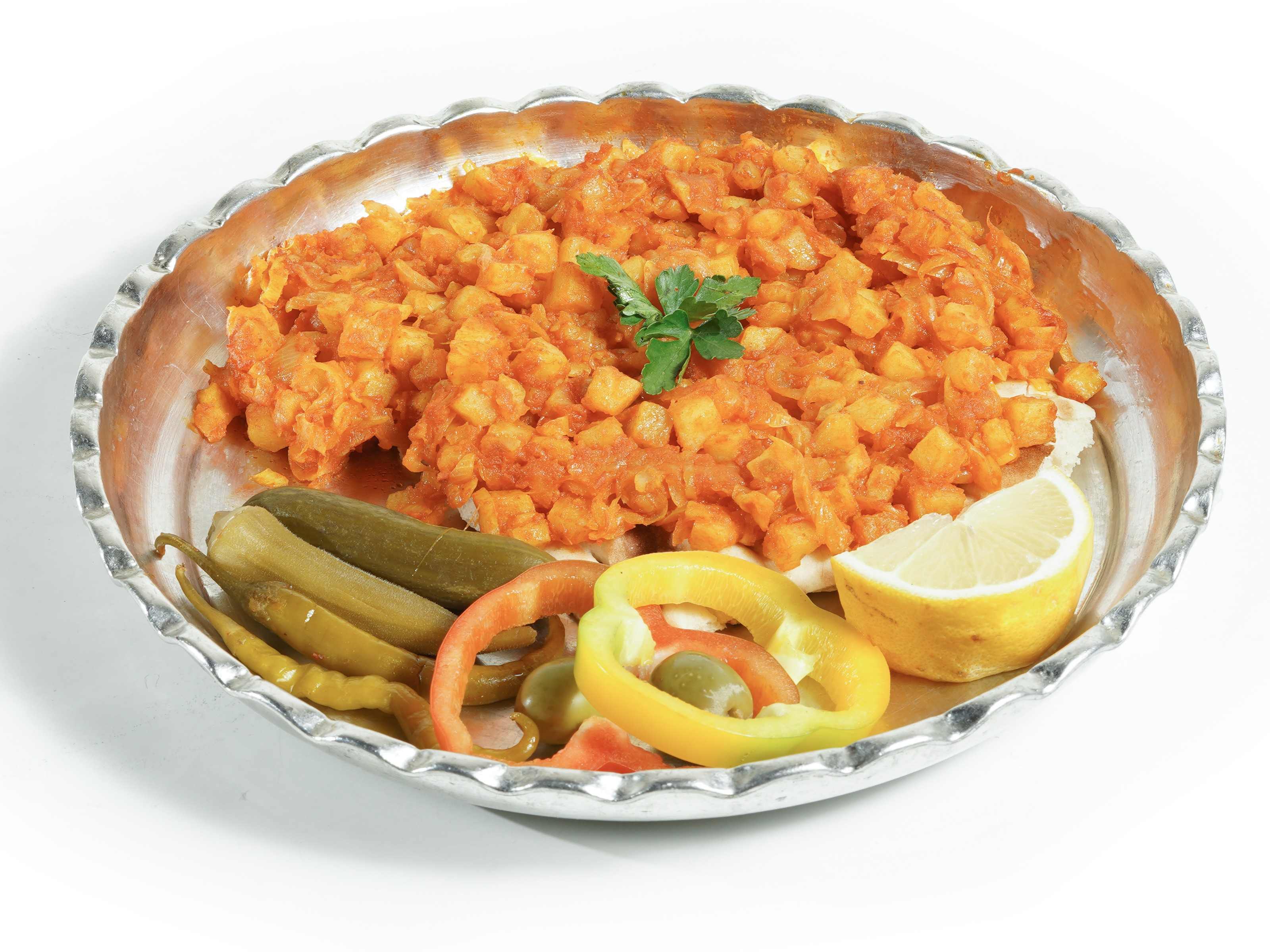 بشقاب دوپيازه آلو