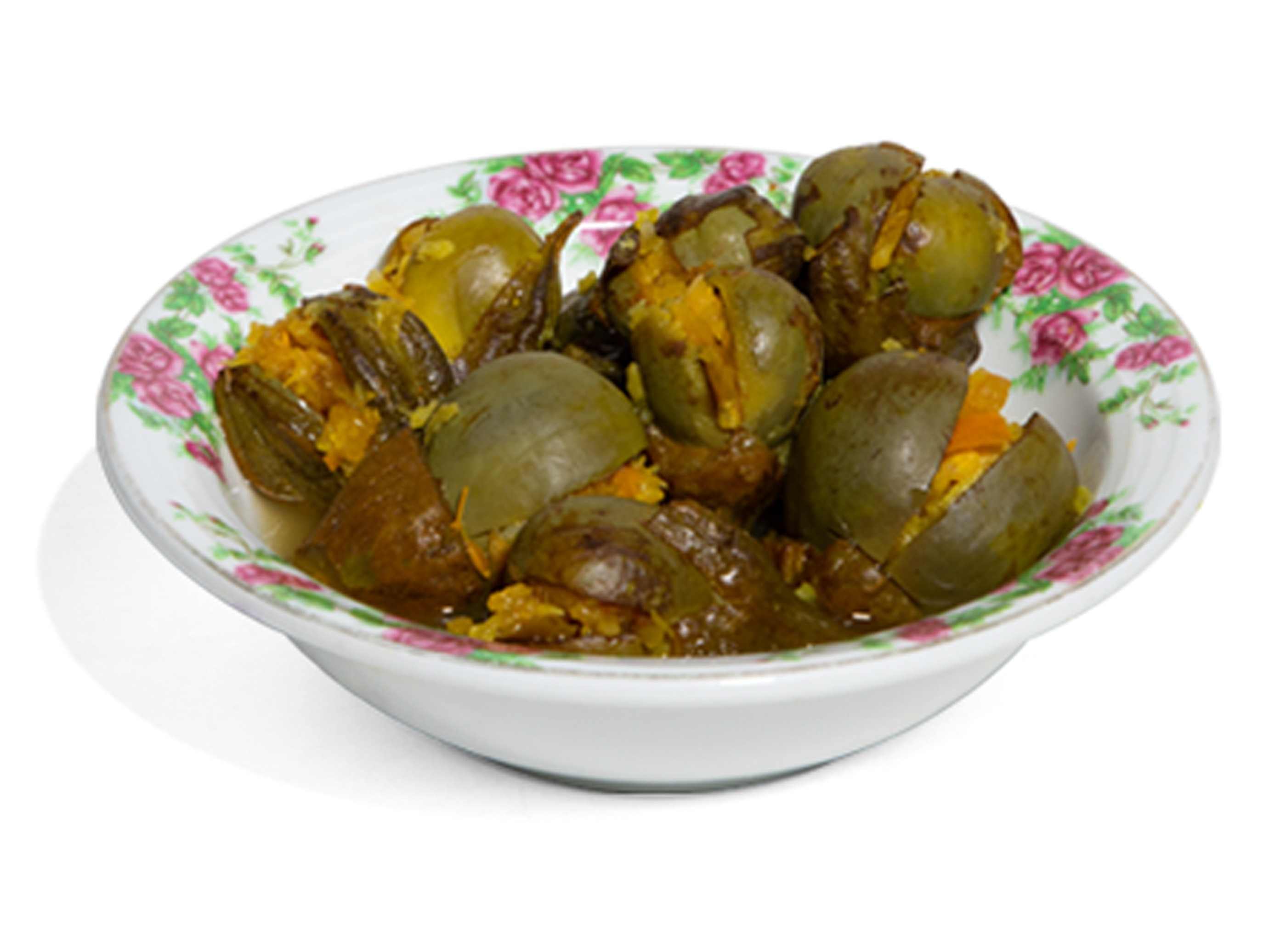 ترشي بادمجان شکم پر