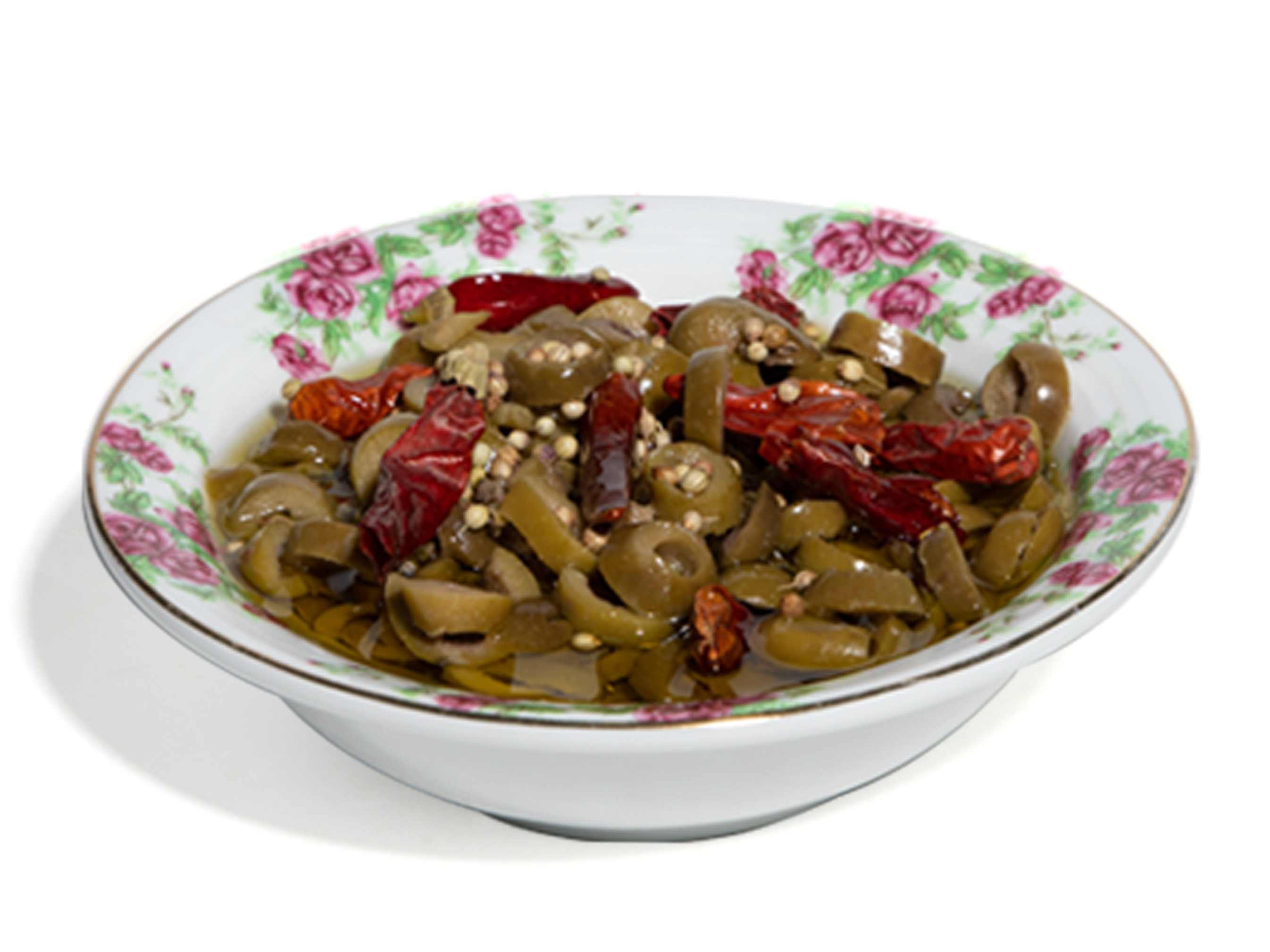 زيتون اسلايس با روغن زيتون