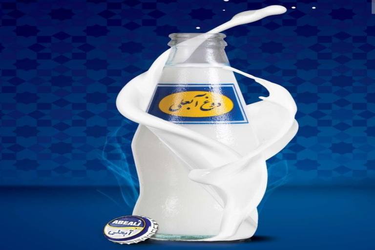 دوغ آبعلی شیشه ای