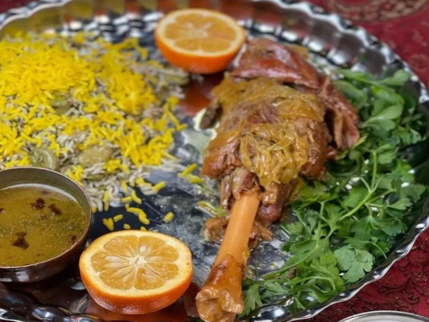باقالی پلو با ماهیچه گوسفندی