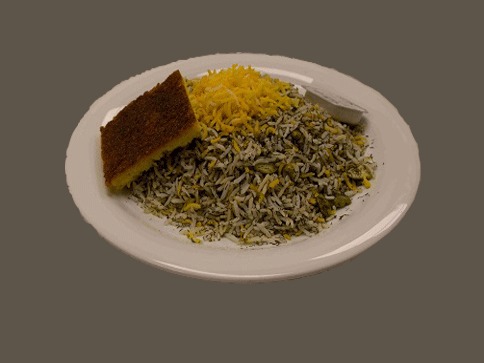 باقالا پلو/سبزی پلو