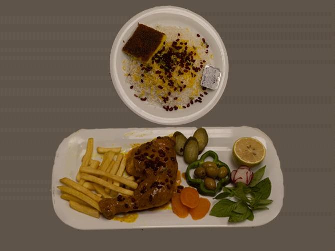 زرشک پلو با مرغ
