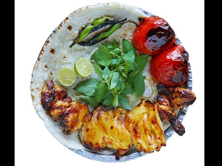 خوراک جوجه کباب با استخوان