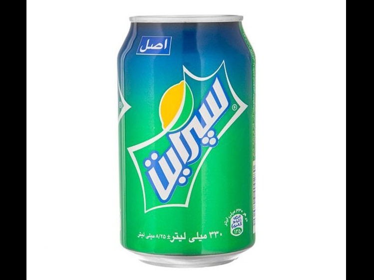 نوشابه قوطی اسپرایت