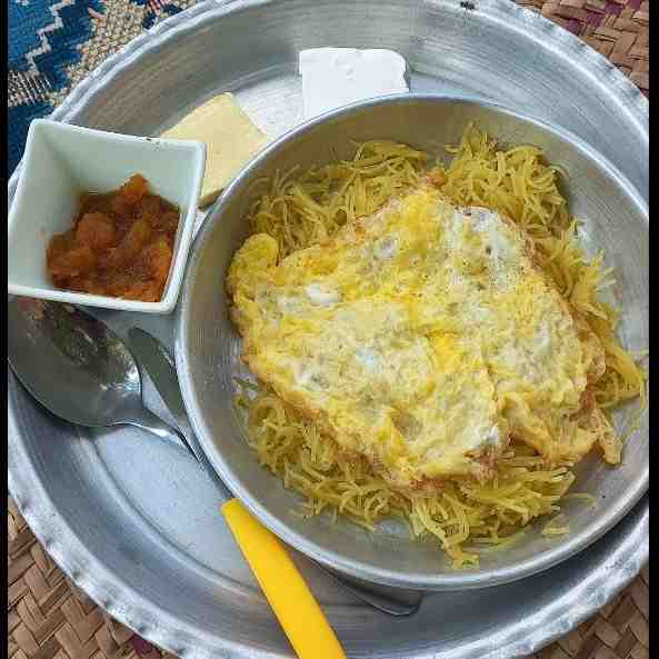 صبحانه محلی بلالوت + صبحانه سرد + چای