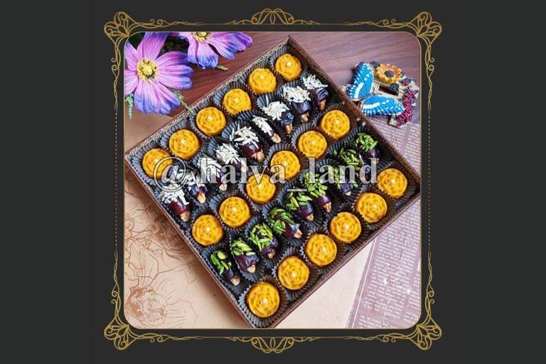 تر حلوا و خرما گردویی کوچیک (کد 6)