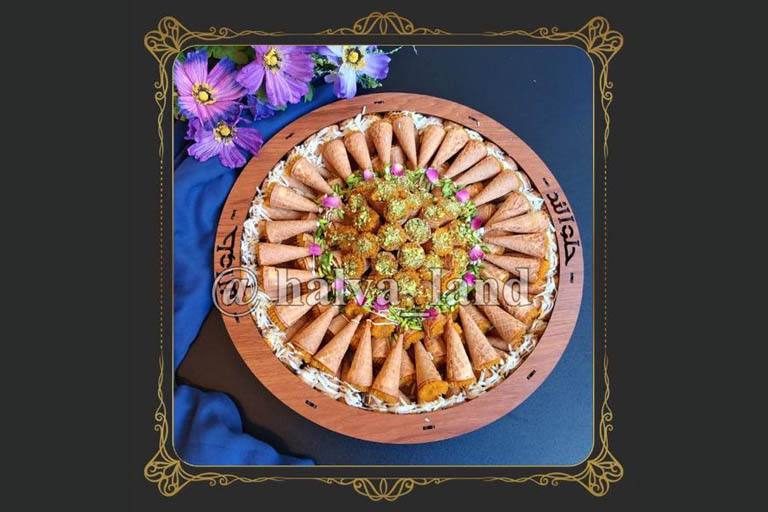 حلوای گرد قیفی (کد 18)