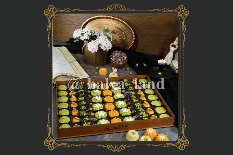 پسته، زعفرون خشک، خرما آجیلی (کد 21)