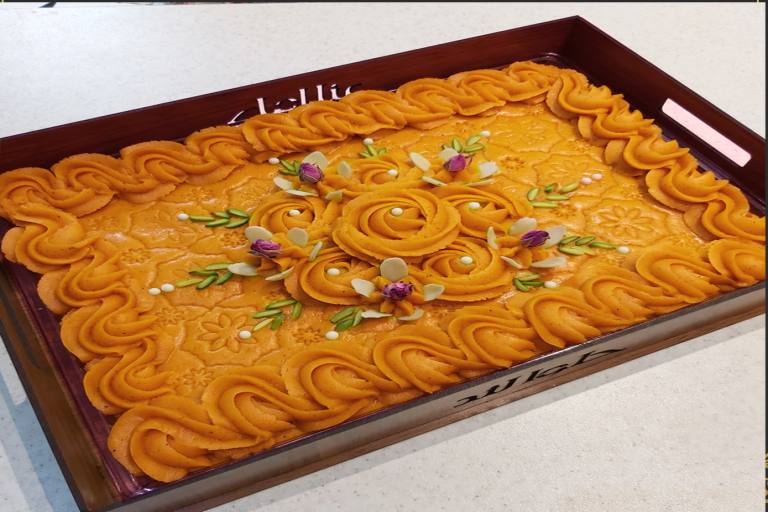 سینی حلوا سنتی ماسوره خورده