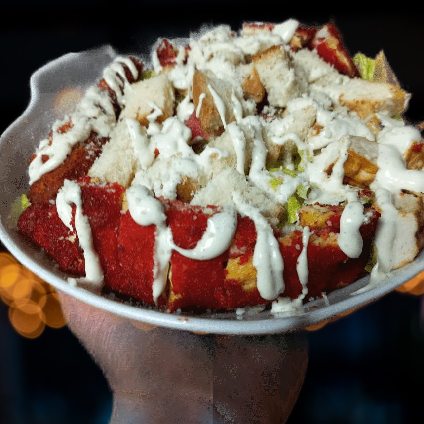 سزار با مرغ سوخاری
