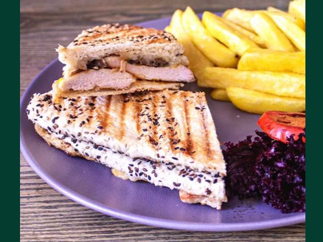 ساندویچ چیکن کرم